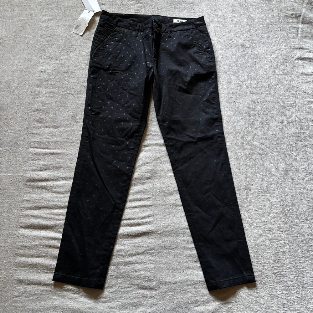 NWT Reiko Sandy Skinny printed Dots Chinos 27